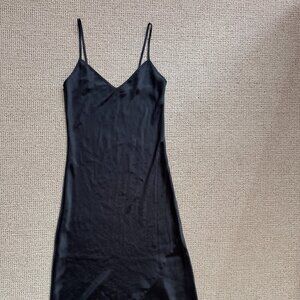 Wilfred Jan Dress — Black Slip Dress